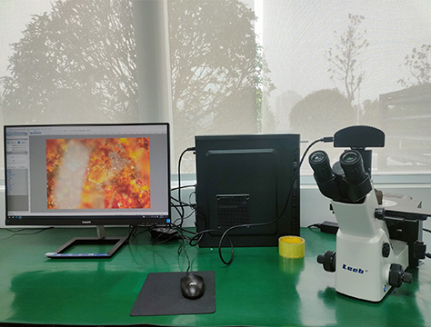 倒置金相顯微鏡現場使用